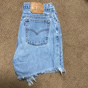 Vintage Levi cut offs